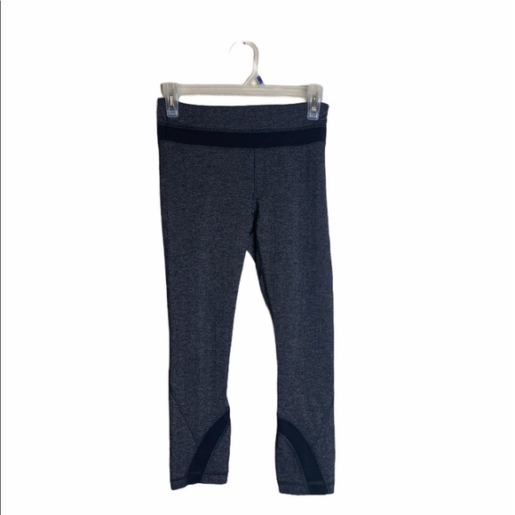 Lululemon Run Inspire Crop ll herringbone - Picture 1 of 9